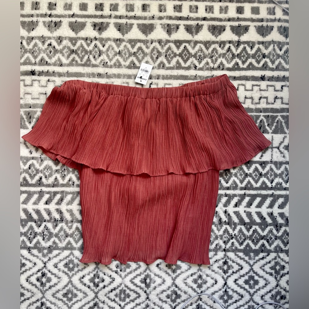 NWT Express Off-the-Shoulder Blouse